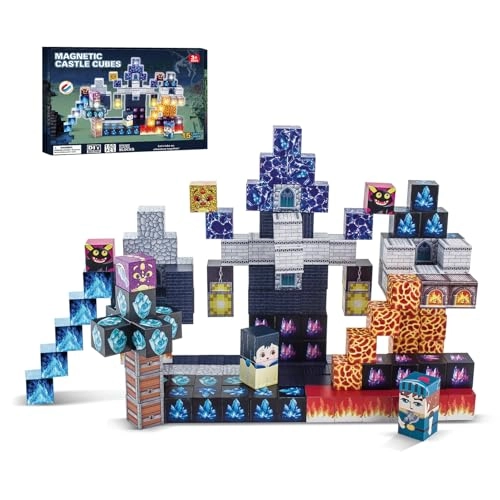 Magnetic Building Blocks - Animals and Buildings 150pcs