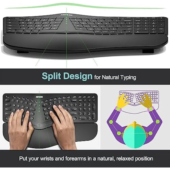 Split Ergonomic Keyboard - Wireless