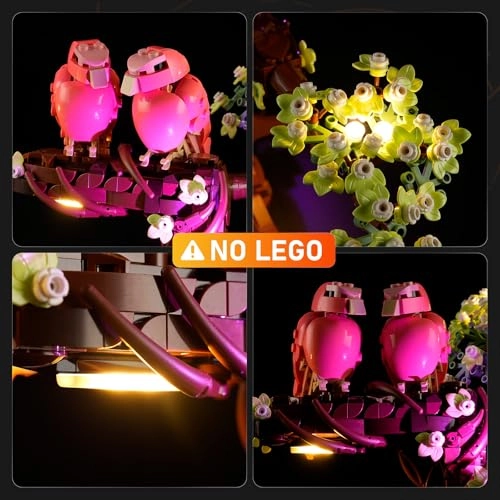 Turtle Doves (21365) - LED light set compatible with Lego building blocks