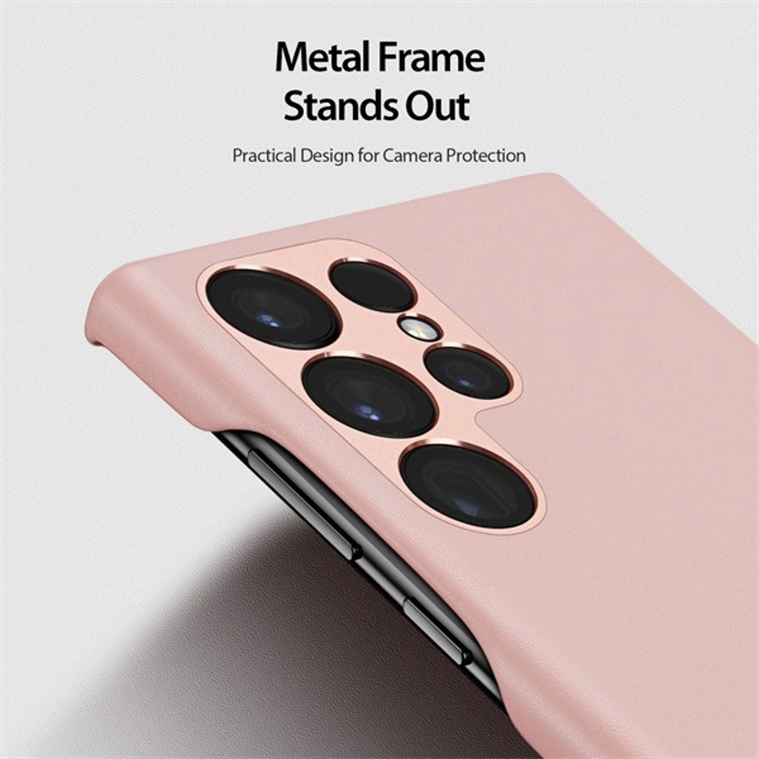 Grit Series Case - PU Leather Back Case for Samsung Galaxy S23 Ultra