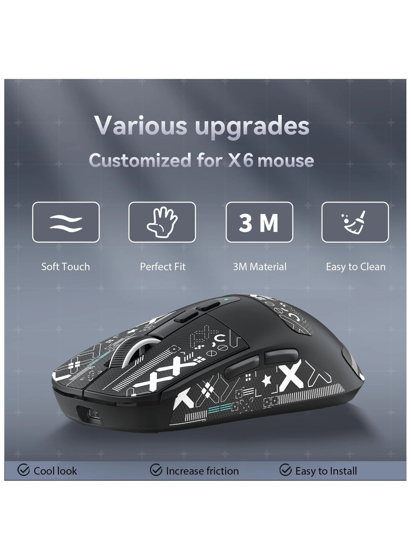 X6 Lightweight Gaming Mouse - Wireless