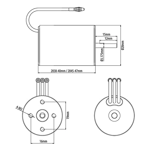 S2845 - 3700KV Brushless Waterproof