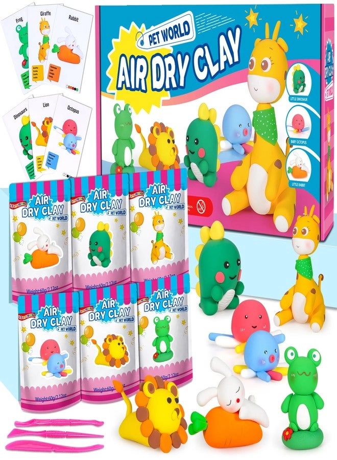 iFergoo Air Dry Clay Kit - 60 Colors 3-12 Years