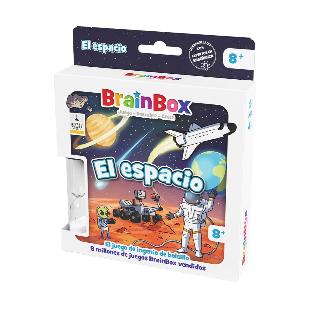 BEZZERWIZZER BrainBox The Space - Pocket Edition Card Game (Spanish)