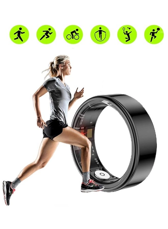 Smart Ring Fitness Tracker - Size 10 Black