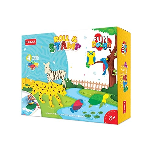 Fundough Playset - 3+ years 4 tubs