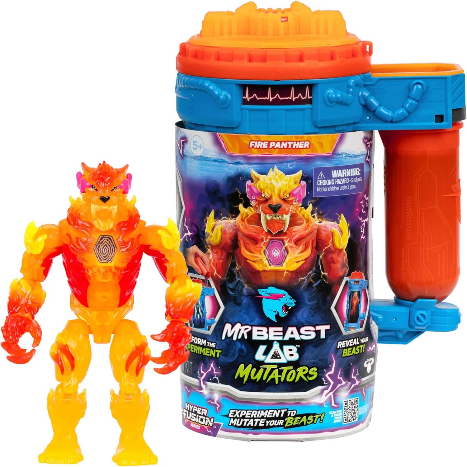 Moose Toys Flame Fire Panther - Mutators Hyper Fusion Series