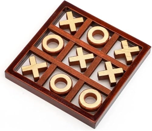 Tic Tac Toe - Wooden Family Game Two-Player