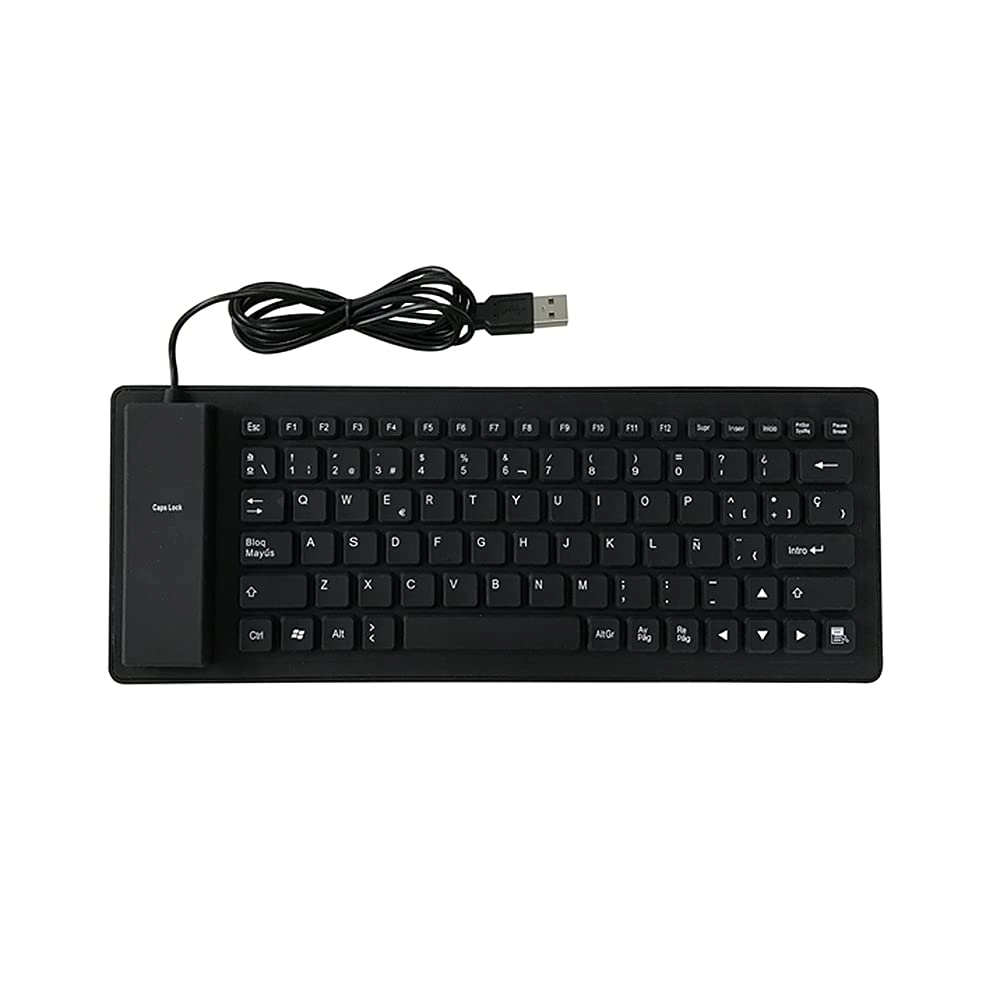 Obery 84 Keys Silicone Keyboard - ES Wired