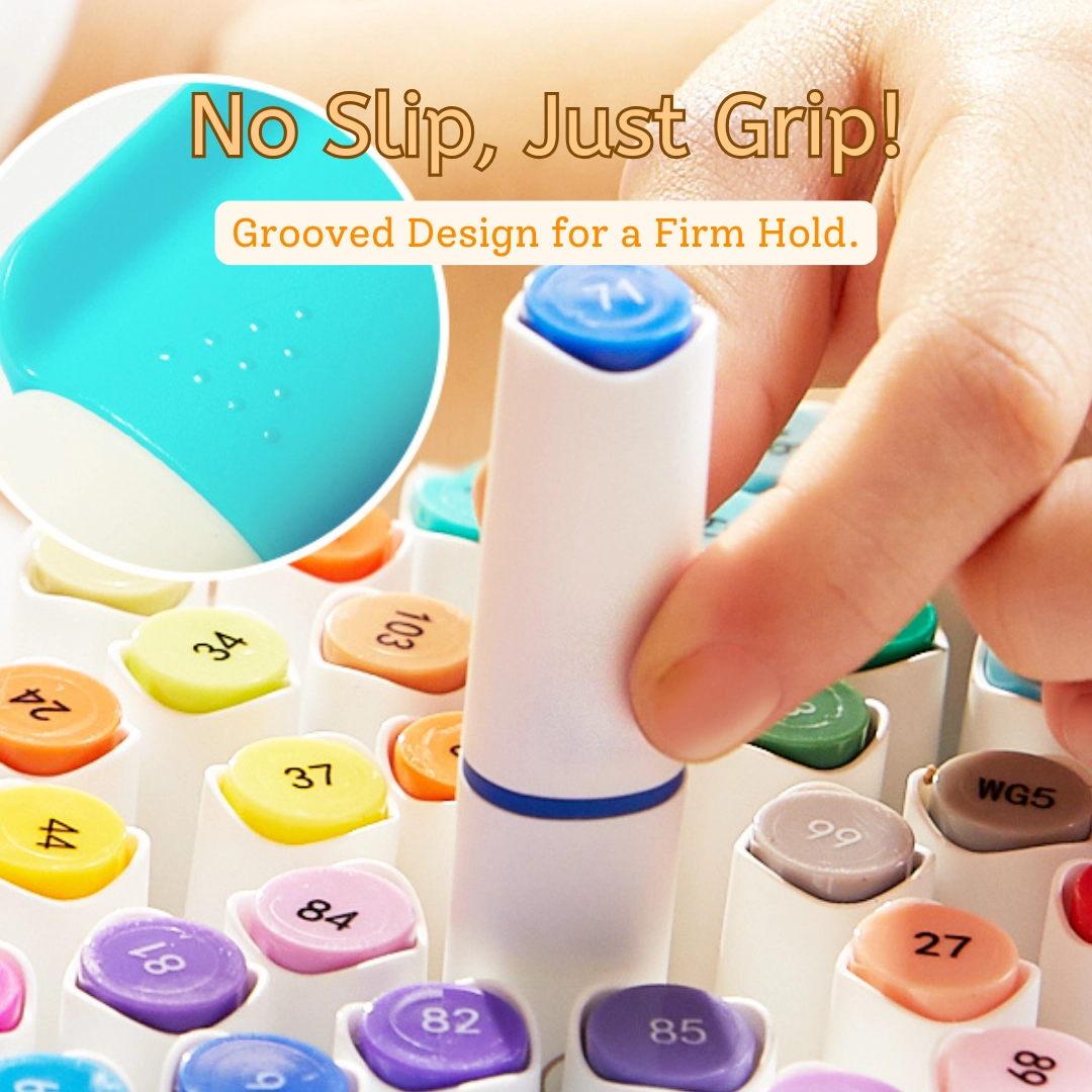Fine Tip Washable Markers - Multi Colour Large cone tip