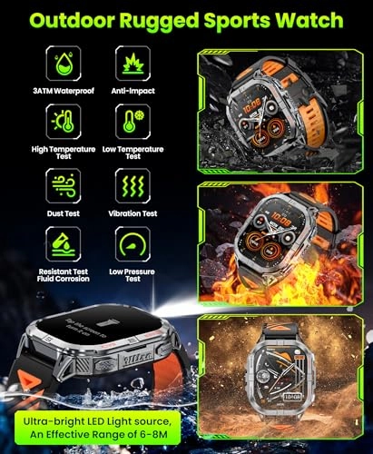 Military Smart Watch - 2.13"