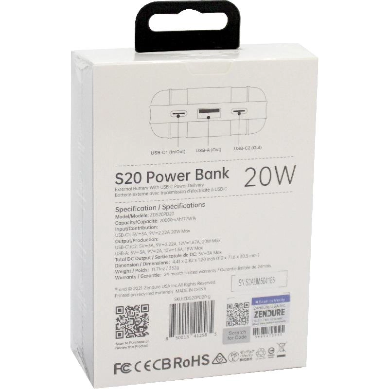 S20 - 20000 mAh 20W