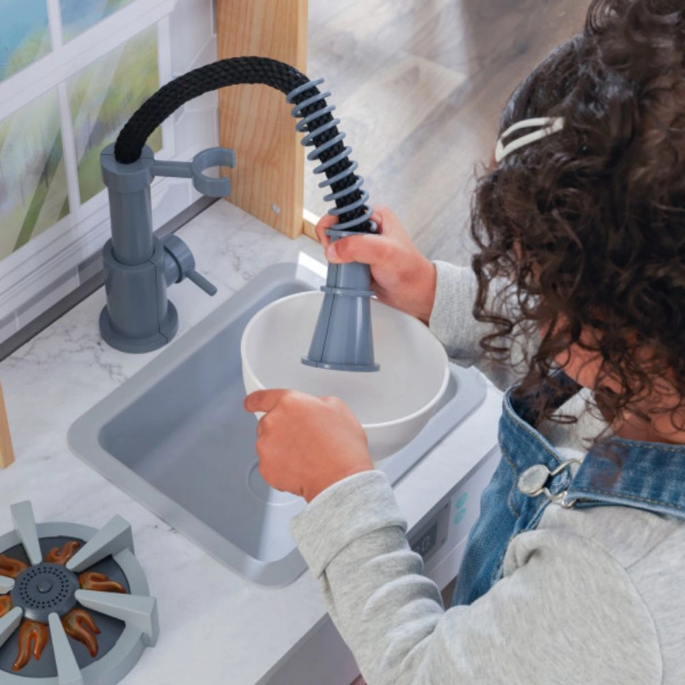 Let's Cook Play Kitchen - Wooden Lights & Sounds (DBT-53433)