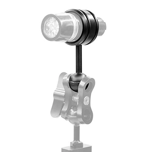 Clamp Ball Head Mount Adapter - Aluminum Anodized Underwater Strobe