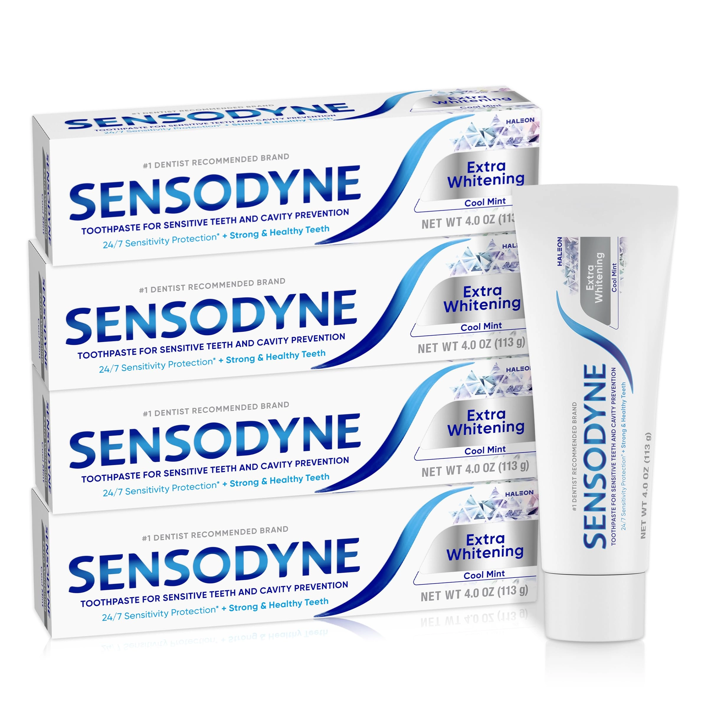 Haleon US Services Inc. Extra Whitening Cool Mint Toothpaste Adult 473.18 ml