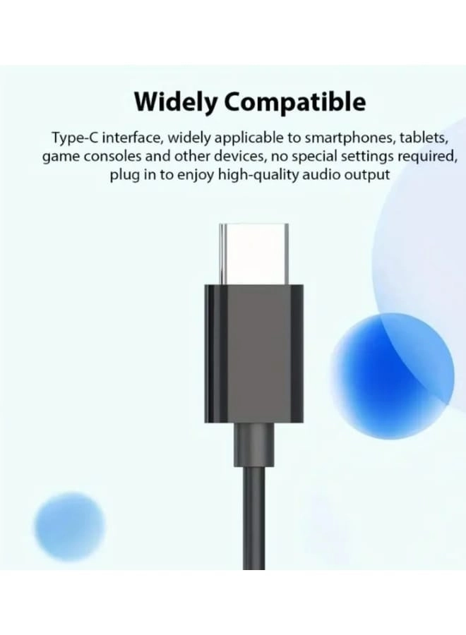 Type-C In-Ear Earphones - Wired Earbud