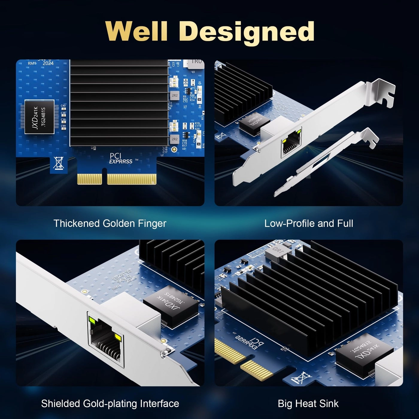 AQC107 - 10Gb PCIe Single RJ45
