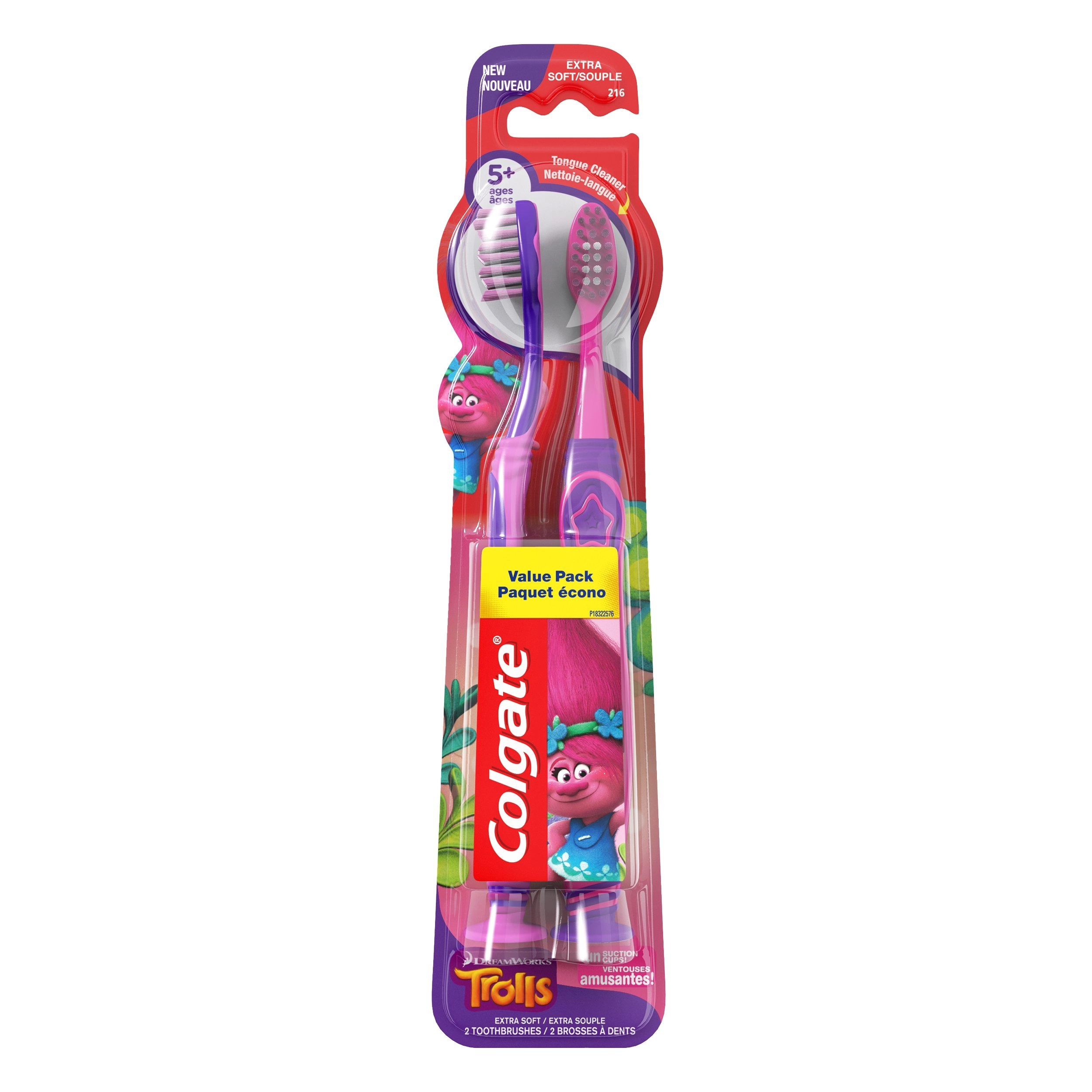 Kids Toothbrush - Extra Soft 2-Piece Pack