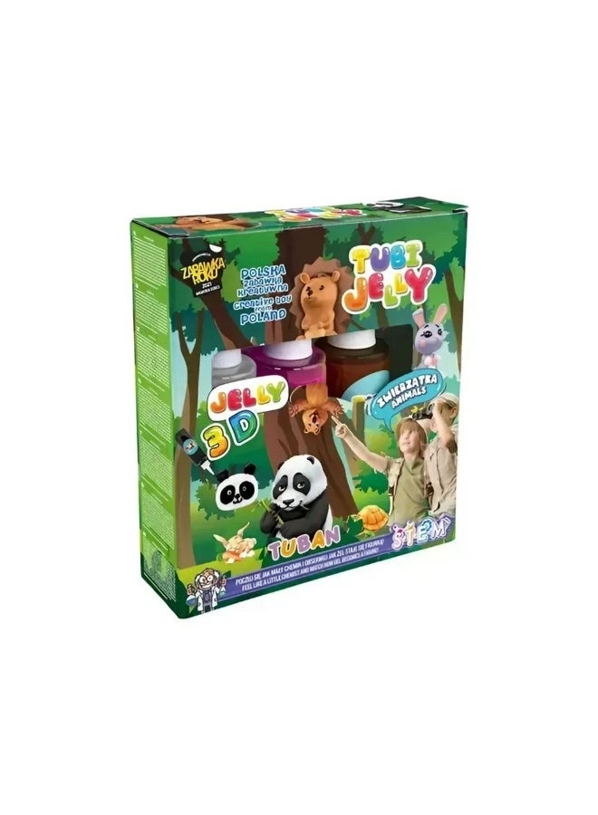 Tubi Jelly 3D Animals Activity Kit - 8+ years