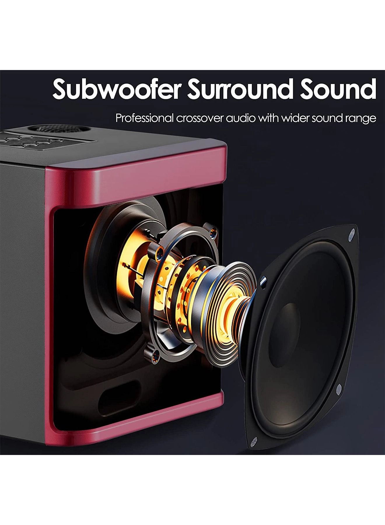 Portable Wireless Karaoke Microphone - two Y21 microphones