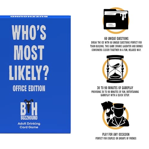 Who’s Most Likely to Office Game - English Adult 60