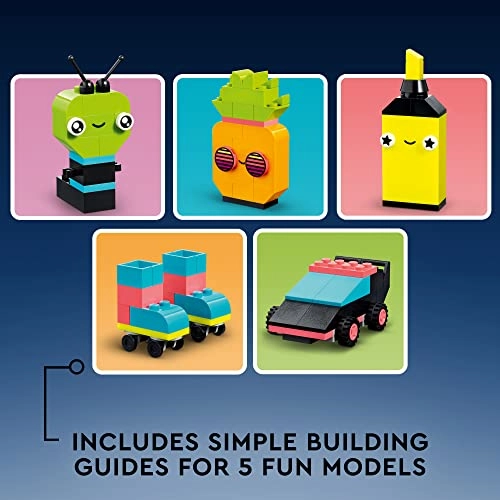 LEGO Classic Creative Neon Fun Brick Box Set (11027)