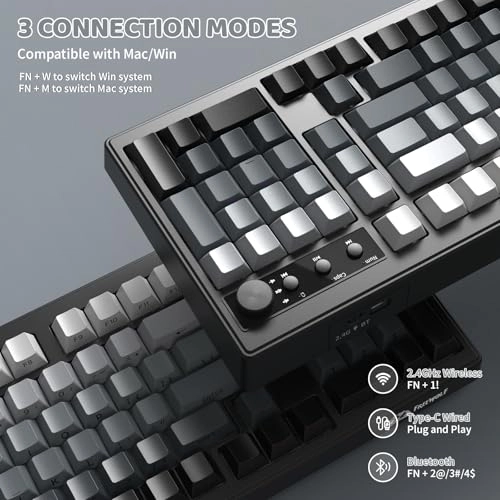 K100 - 2.4GHz Wireless Bluetooth USB-C