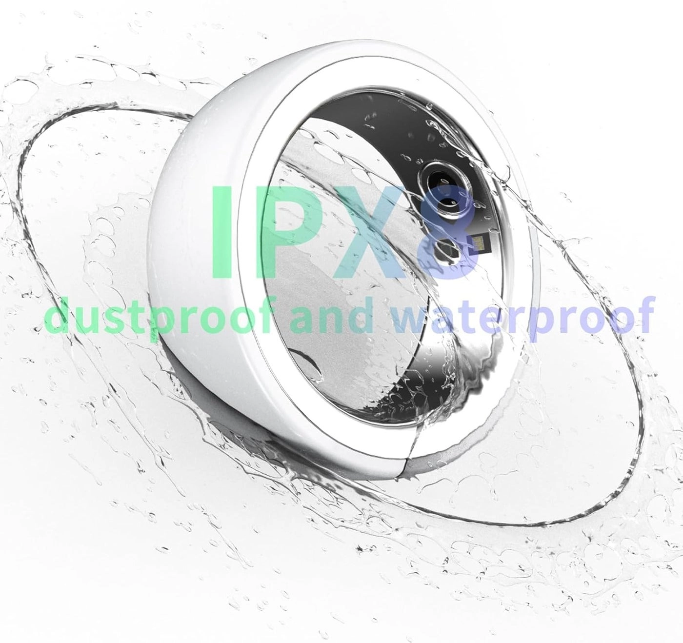 Smart Ring - 19.8MM Black Heart Rate Monitor