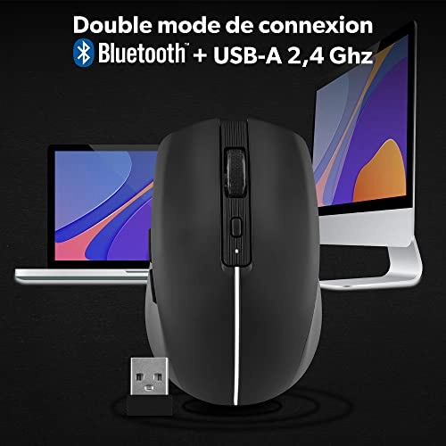 Stylish Design Mouse - Bluetooth USB