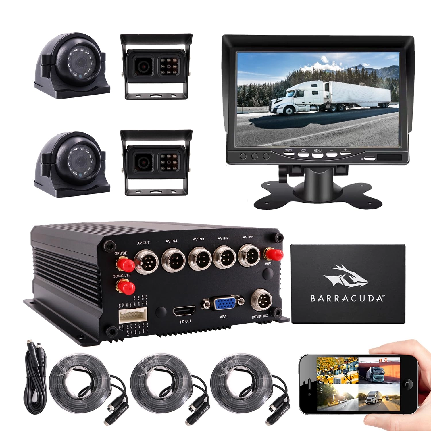 MDVR - Night vision Wired 2.0 X 1.0 megapixels