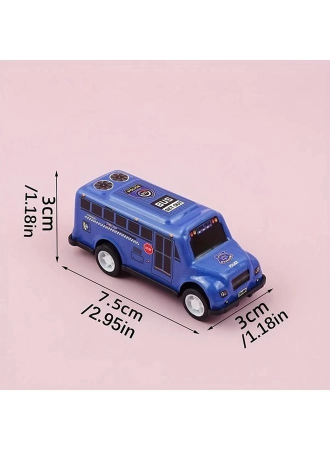 SUV + Hatchback + Taxi + School Bus - 4pcs