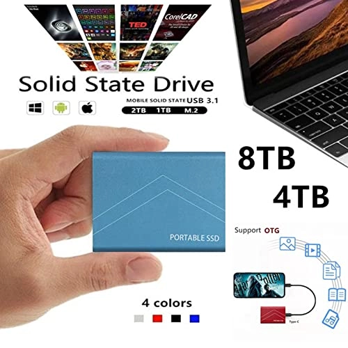 USB 3.1 SSD External Drive - 2TB