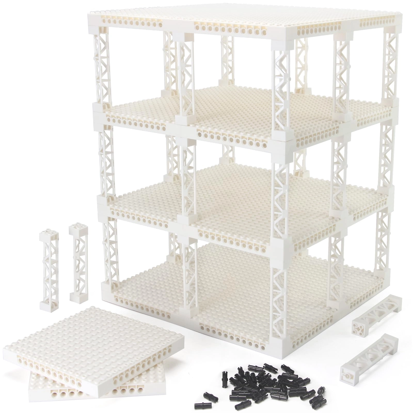 WX Multi-Floor Parking Garage Building Blocks Set - 18 pcs