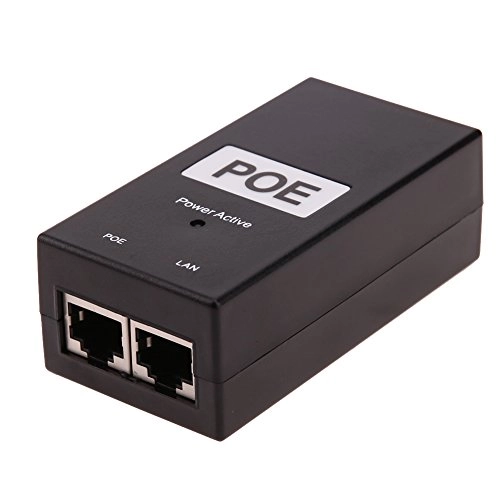 POE Adaper Injector - 48V 24W 802.3af/at 10/100BASE-TX
