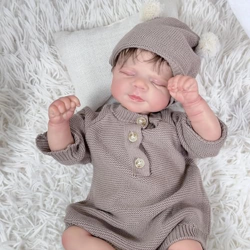 Pascale Reborn Baby Doll - 18 inch Vinyl sleeping Ages 3+