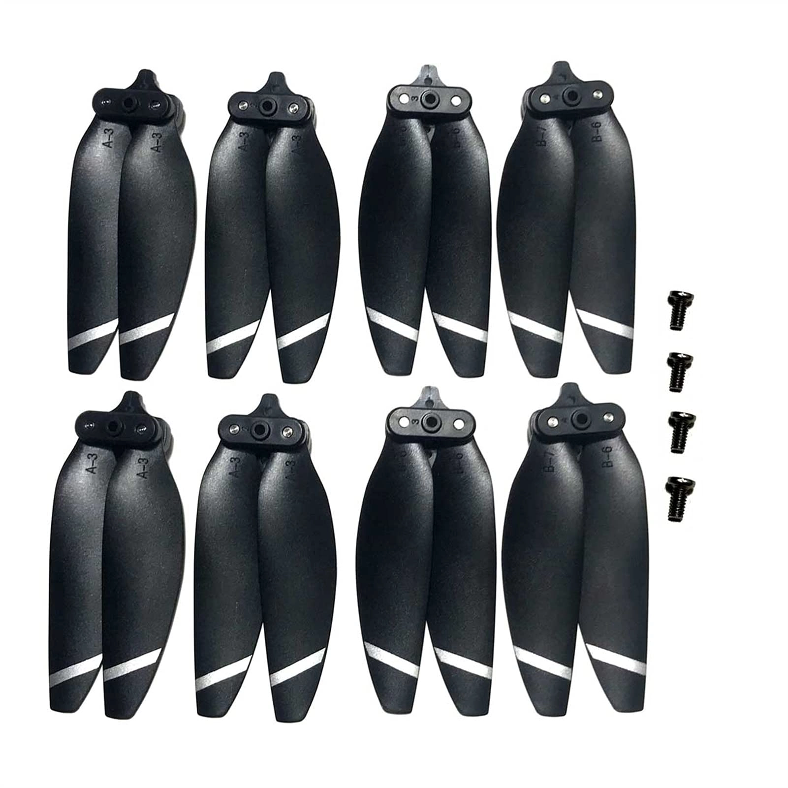 HUVNEXA Store 3-Blade Propeller - 8pcs/4pairs 63mm 2.5inch Yellow