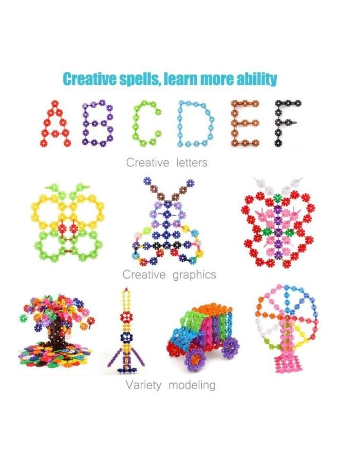 Snowflake Building Block Stems - Flowers 300pcs