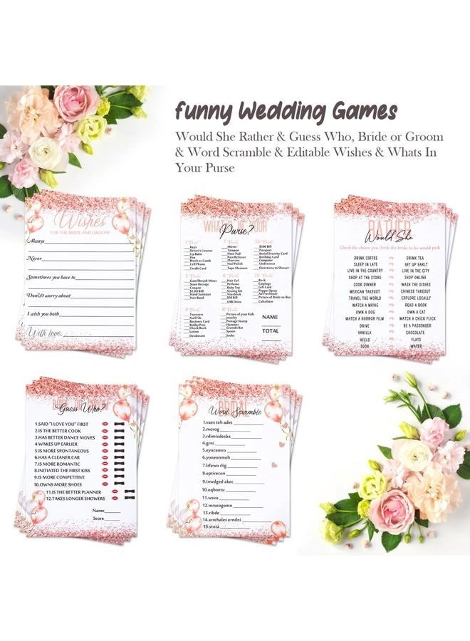 Bridal Shower Game Set - 220 Pieces