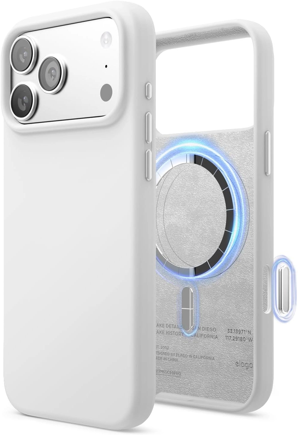 elago Magnetic Liquid Silicone case with MagSafe for iPhone 17 Pro MAX