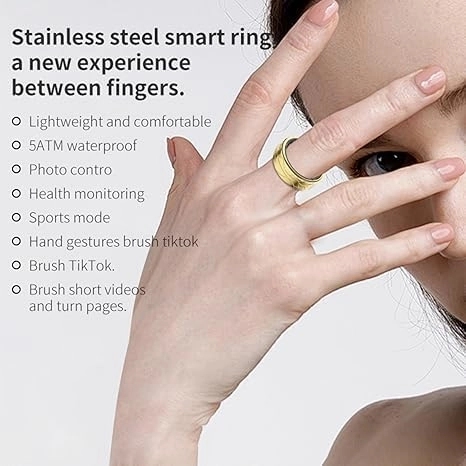 Smart Health Ring - Heart Rate Blood Oxygen Blood Pressure
