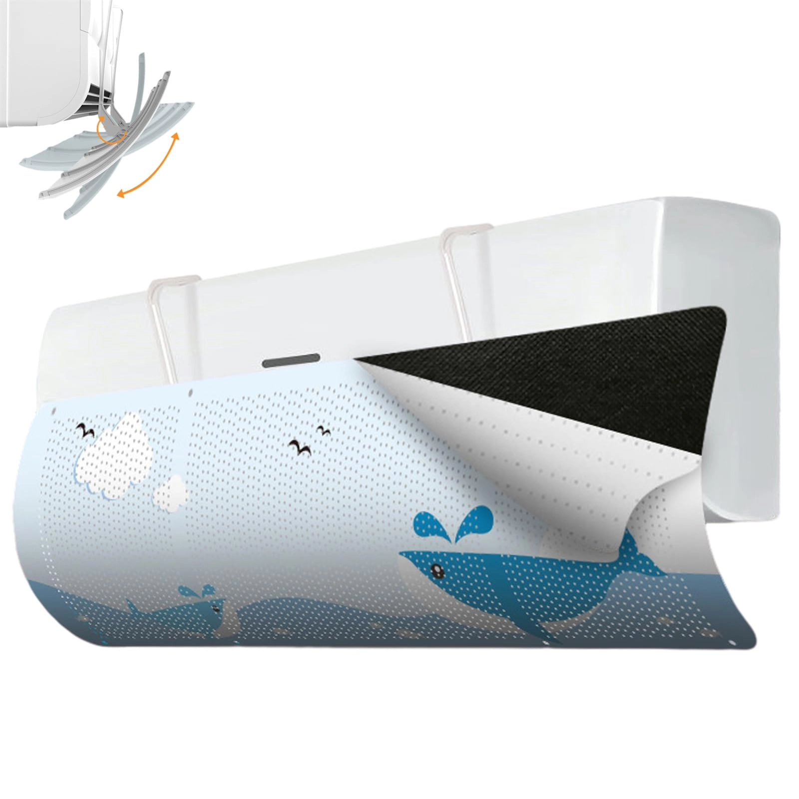 ZBPWL Air-Conditioning Draught Excluder - Whale 1 PC Added Filter Cotton
