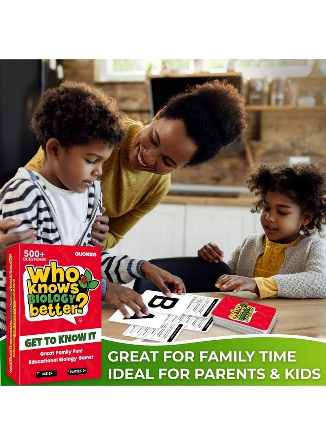 Who Knows Biology Better - Educational Trivia Card Game