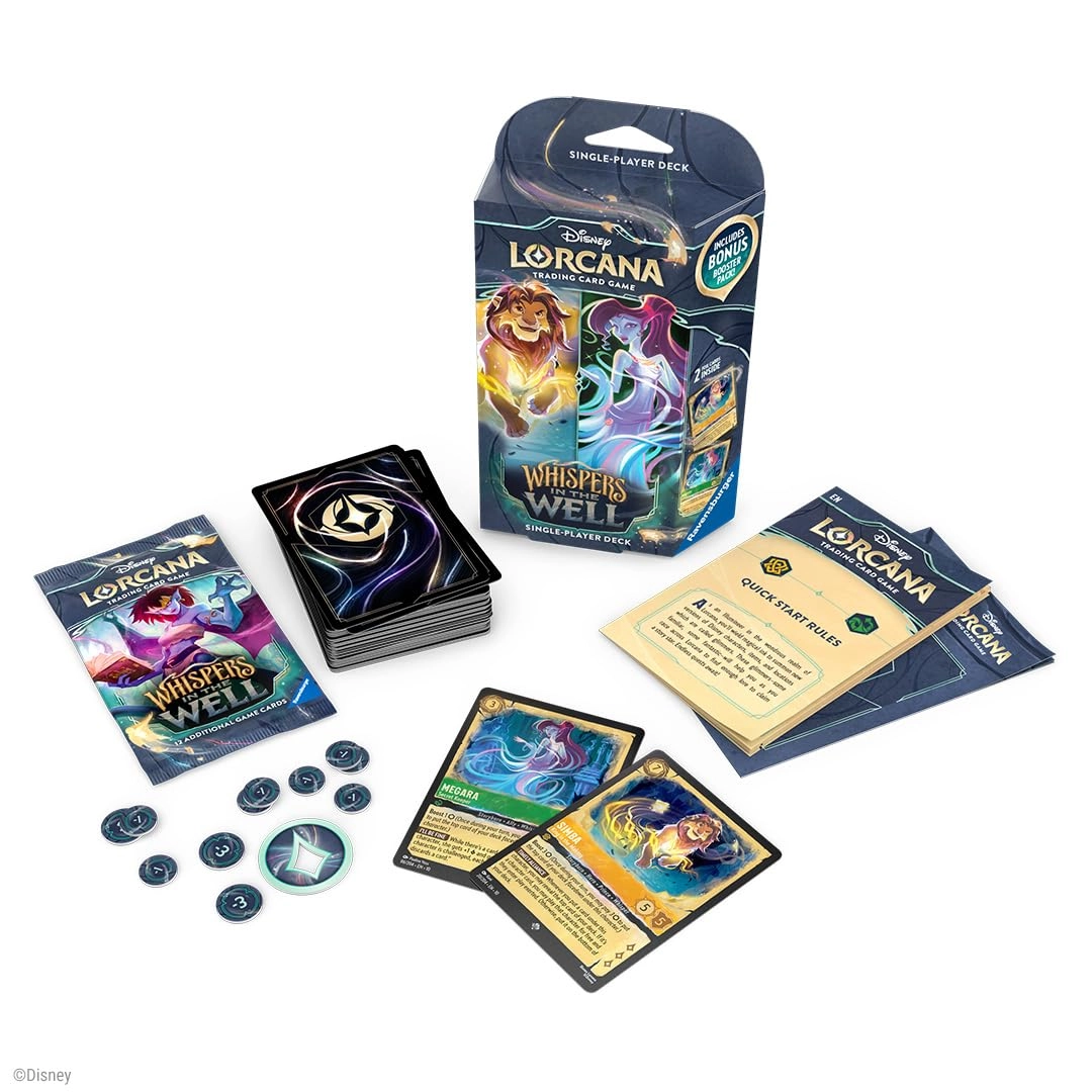 Ravensburger Disney Lorcana Whispers in The Well Single-Player Deck - English 60pcs