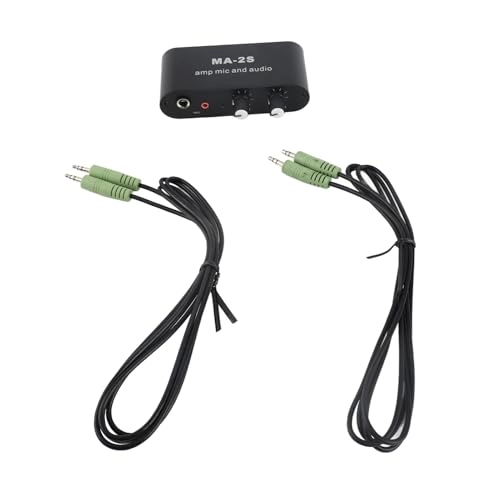 Dynamic Microphone Preamplifier USB+3.5mm-Mini-Jack Microphone