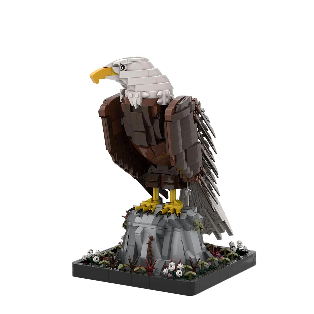 WOWOBONTOY American Bald Eagle Building Block Set - 1468 pcs