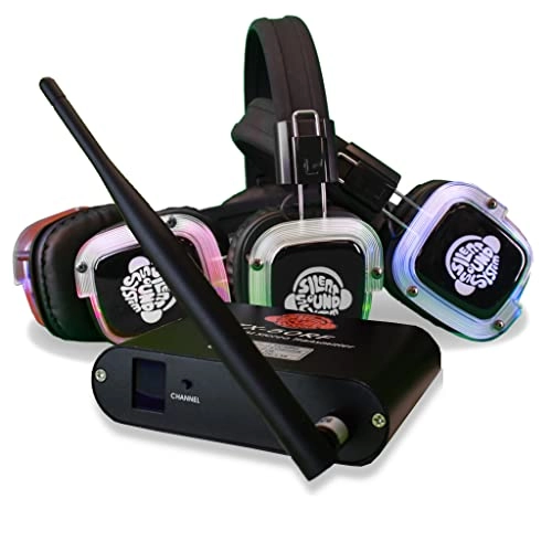 Silent Disco Headphone Pack - 50 Pieces Wireless Headphone