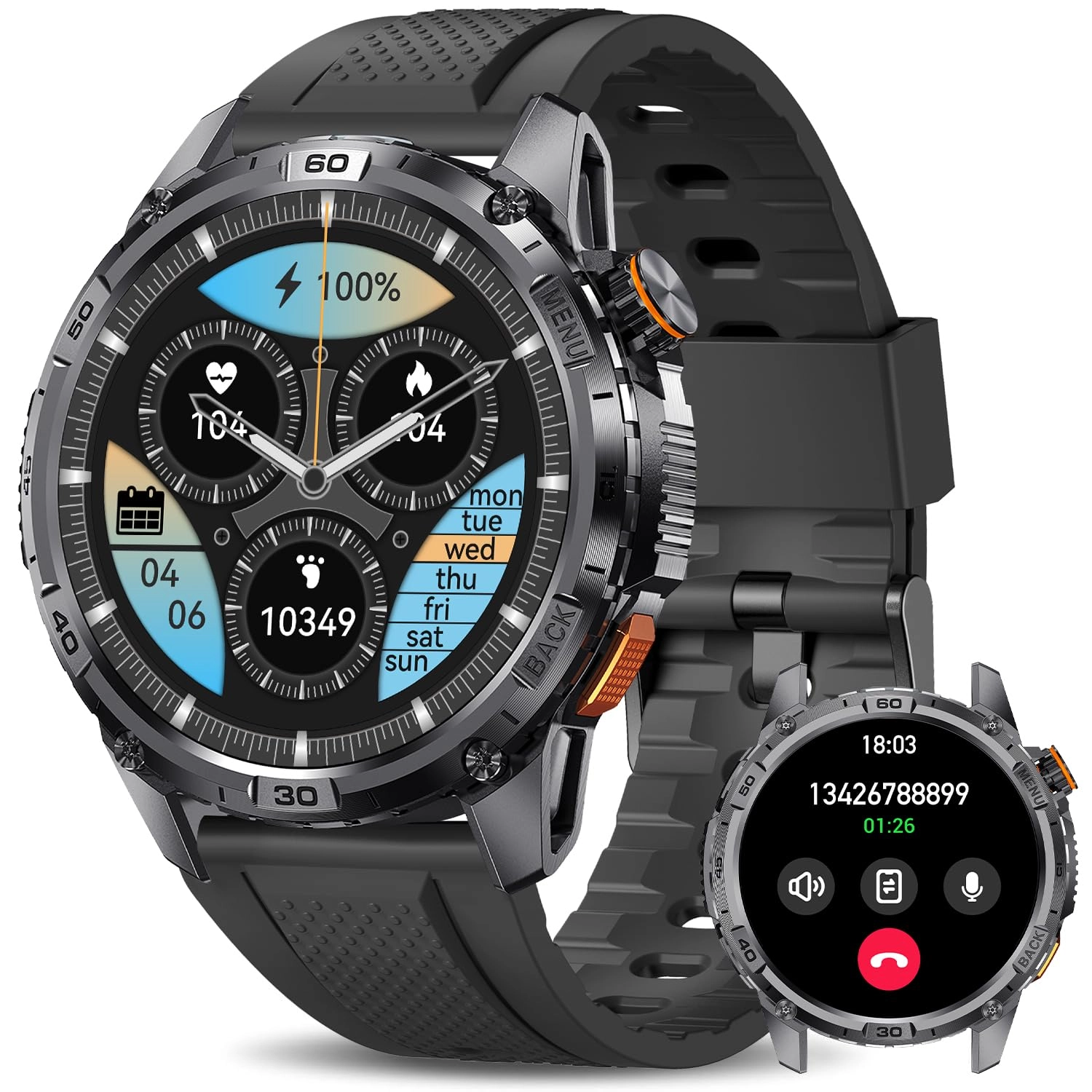 Fitoncloud Military Smart Watch