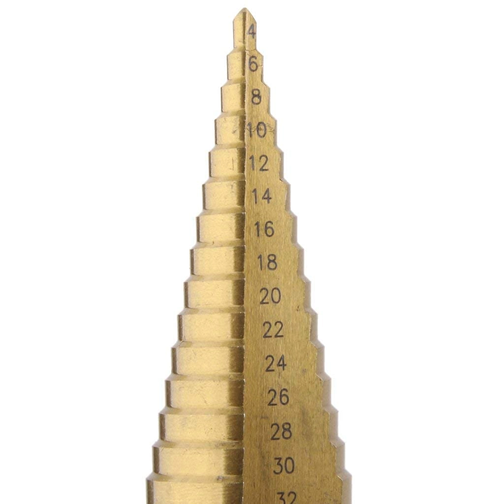 SHB HSS Step Drill Bit - High Speed Steel 3Pcs 4-32mm