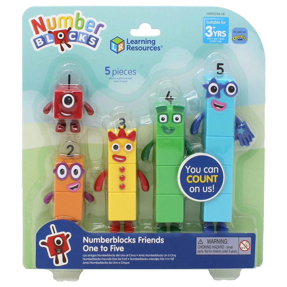 Numberblocks Friends One To Five - 3 years & above 5 pieces