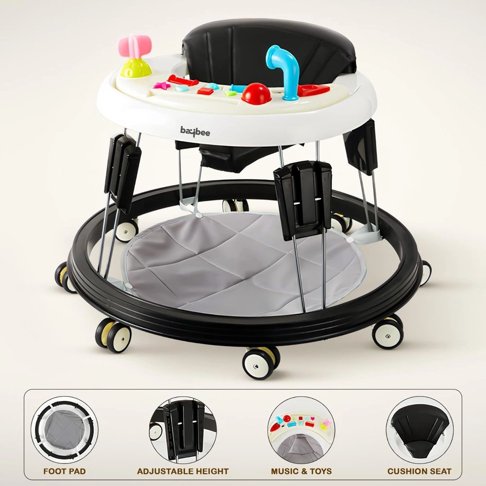 Foldable Baby Walker - 3-step height adjustable 15 kg